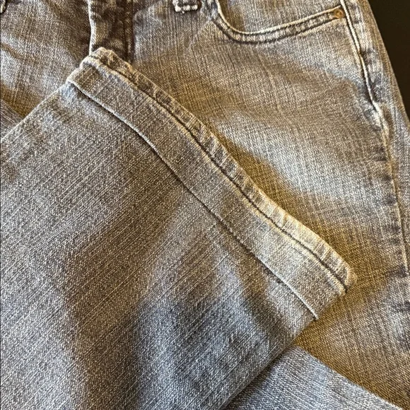 Frankie B. Denim Straight Leg Jeans with Studded Heart - Picture 12 of 16